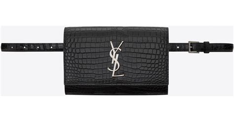 ysl kate poudre|KATE Belt bag in grain de poudre.